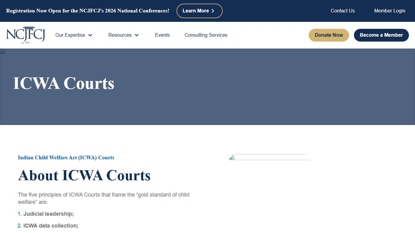 ICWA Courts - NCJFCJ