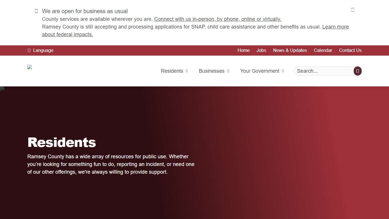 Residents Ramsey County, Minnesota